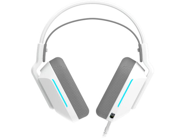 Casti cu microfon Aqirys Alya, 3.5 mm jack / USB, White