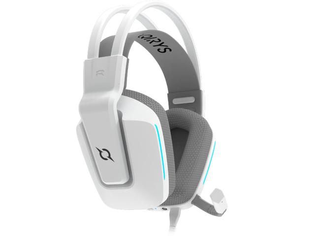 Casti cu microfon Aqirys Alya, 3.5 mm jack / USB, White
