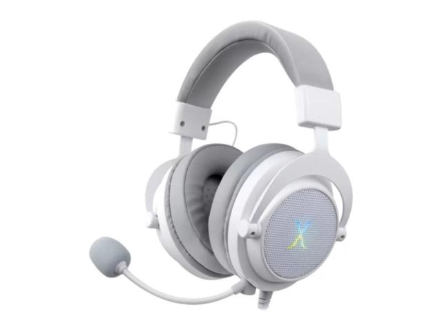 Casti cu microfon FoxXray HAU-37 Poseidon, USB, White