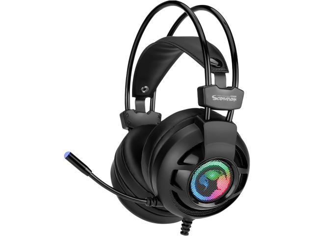 Casti cu microfon Marvo HG9018, USB-A, Black