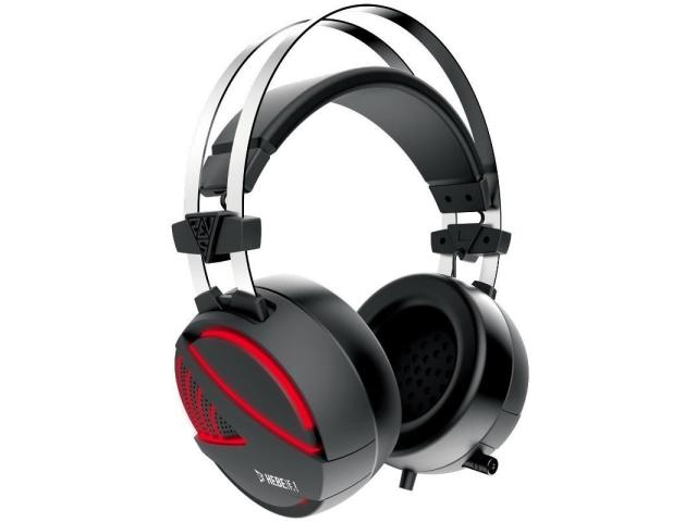 Casti cu microfon Gamdias Hebe E1 RGB, 3.5mm jack, Black