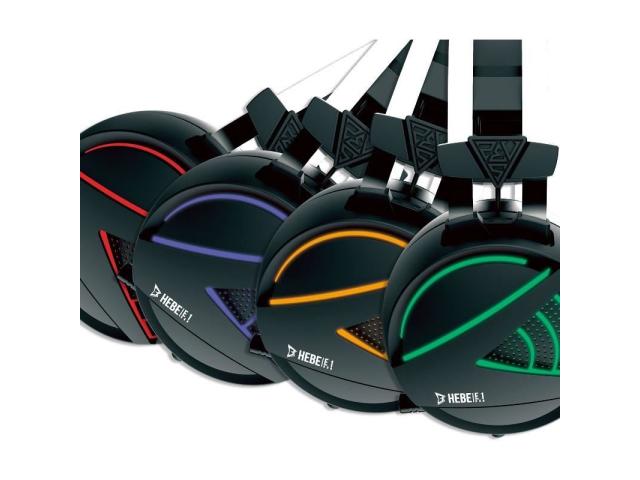 Casti cu microfon Gamdias Hebe E1 RGB, 3.5mm jack, Black