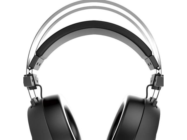 Casti cu microfon Gamdias Hebe E1 RGB, 3.5mm jack, Black