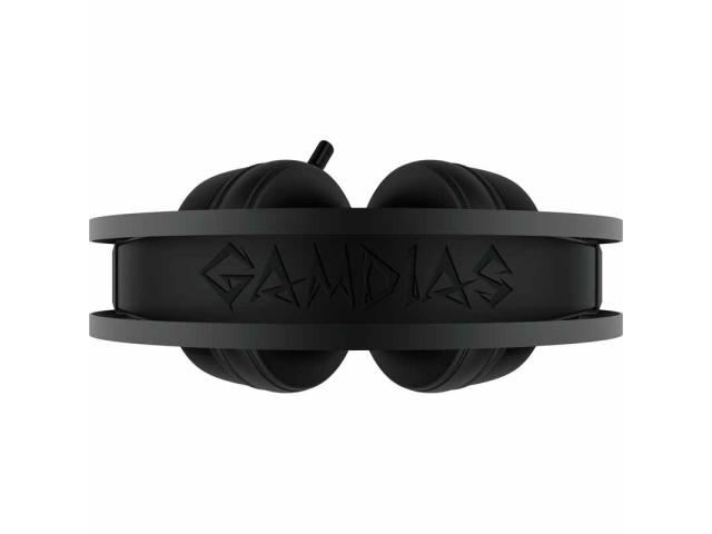 Casti cu microfon Gamdias Hebe P1, 3.5mm jack/USB-A, Black