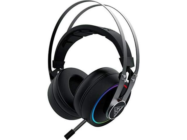 Casti cu microfon Gamdias Hebe P1A RGB, USB-A, Black