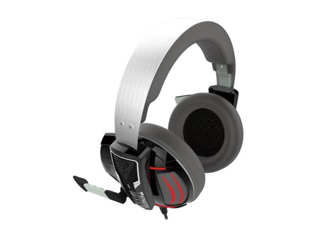 Casti cu microfon Gamdias Hephaestus P1 RGB, USB-A, Black-Silver