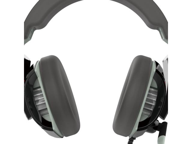 Casti cu microfon Gamdias Hephaestus P1 RGB, USB-A, Black-Silver