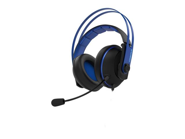 Casti cu microfon ASUS Cerberus V2, 3.5mm jack, Blue