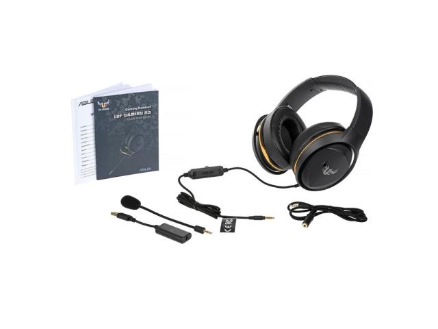 Casti cu microfon ASUS TUF Gaming H5 Lite, 3.5mm jack, Black
