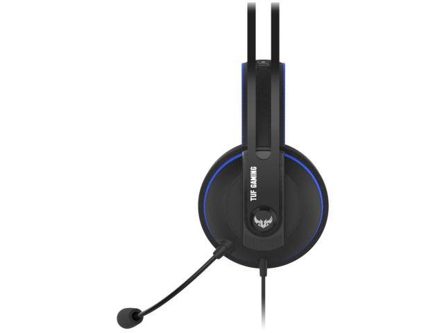 Casti cu microfon ASUS TUF Gaming H7 Core, 3.5mm jack, Black-Blue
