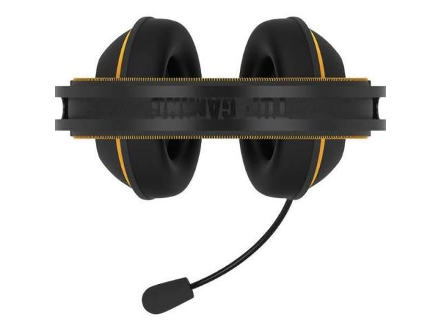 Casti cu microfon ASUS TUF Gaming H7 Core, 3.5mm jack, Black-Yellow