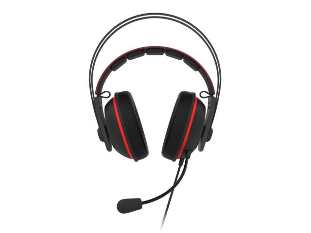 Casti cu microfon ASUS TUF H7 Core, 3.5mm jack, Black-Red
