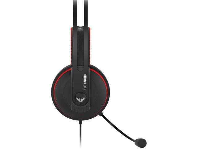 Casti cu microfon ASUS TUF Gaming H7, USB-A/3.5mm jack, Black-Red