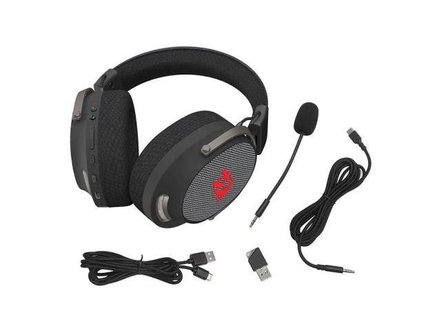 Casti cu microfon Redragon Arrow, USB Wireless/USB/Bluetooth, Black
