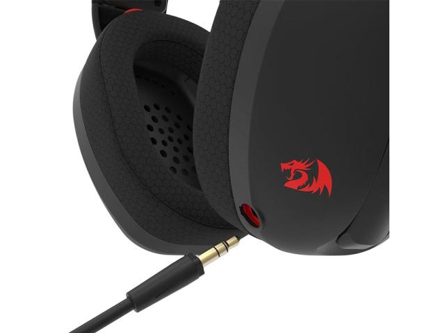 Casti cu microfon Redragon IRE Pro, USB Wireless/3.5mm jack, Black