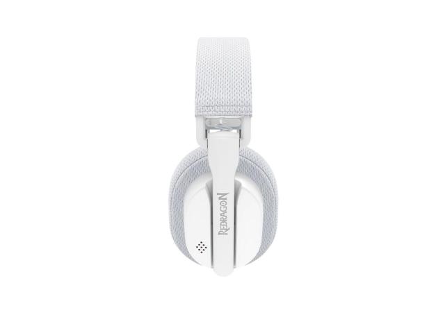 Casti cu microfon Redragon Luce, 3.5 mm jack/USB Wireless/Bluetooth, White