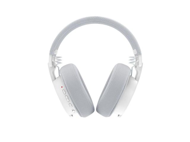 Casti cu microfon Redragon Luce, 3.5 mm jack/USB Wireless/Bluetooth, White