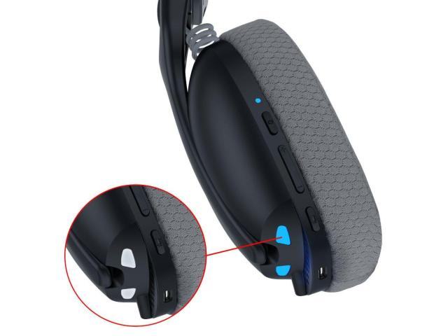 Casti cu microfon Redragon Skuld Pro, Blue LED, USB-A/Bluetooth/USB Wireless, White