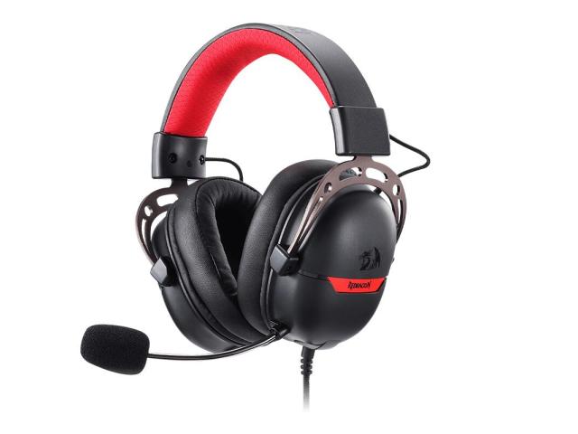 Casti cu microfon Redragon Aurora, USB-A, Black