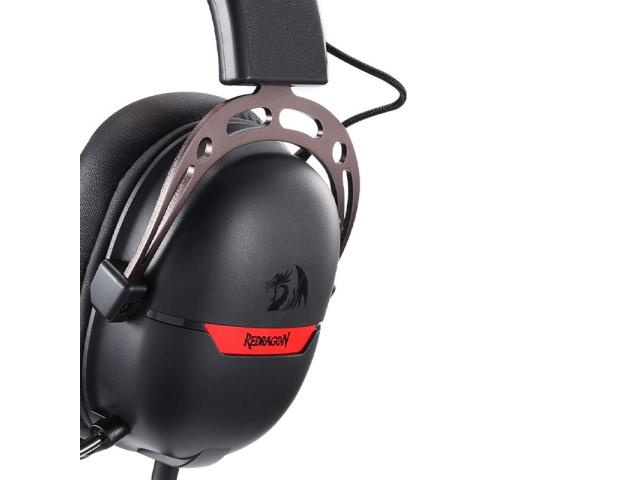 Casti cu microfon Redragon Aurora, USB-A, Black