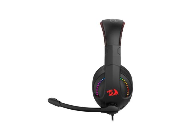 Casti cu microfon Redragon Cronus, RGB LED, 3.5mm jack/USB, Black