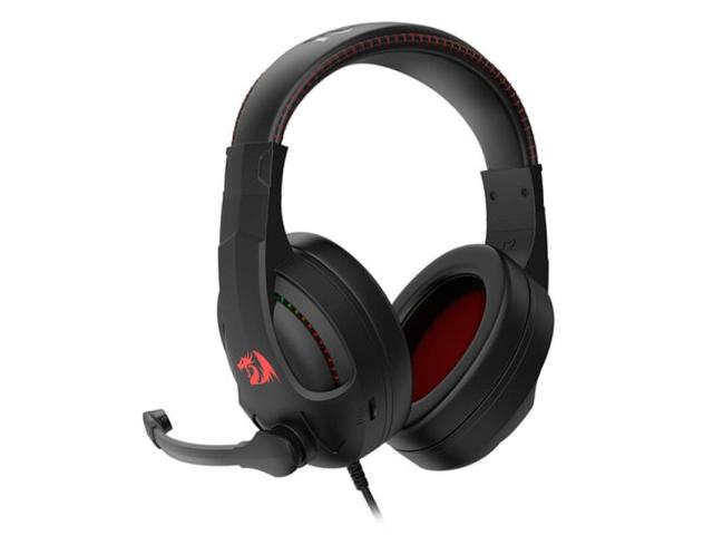 Casti cu microfon Redragon Cronus, RGB LED, 3.5mm jack/USB, Black