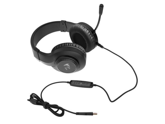 Casti cu microfon Redragon Hyla, RGB LED, USB, Black