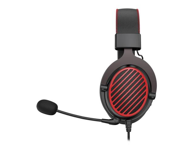 Casti cu microfon Redragon Luna, 3.5mm jack, Black-Red