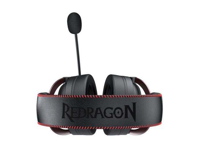 Casti cu microfon Redragon Luna, 3.5mm jack, Black-Red
