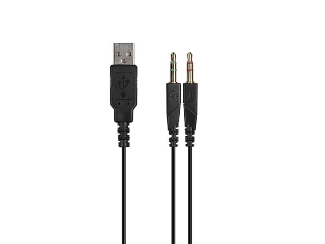 Casti cu microfon Somic GS301, 3.5mm jack, Black