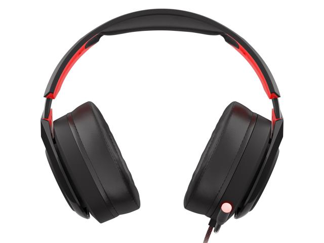 Casti cu microfon Natec Genesis Radon 610, USB-A, Black-Red