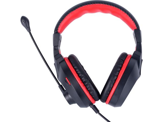 Casti cu microfon Marvo H8321S, 3.5mm jack, Black-Red