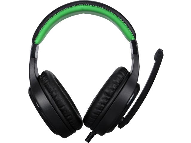 Casti cu microfon Marvo H8323, 3.5mm jack, Green