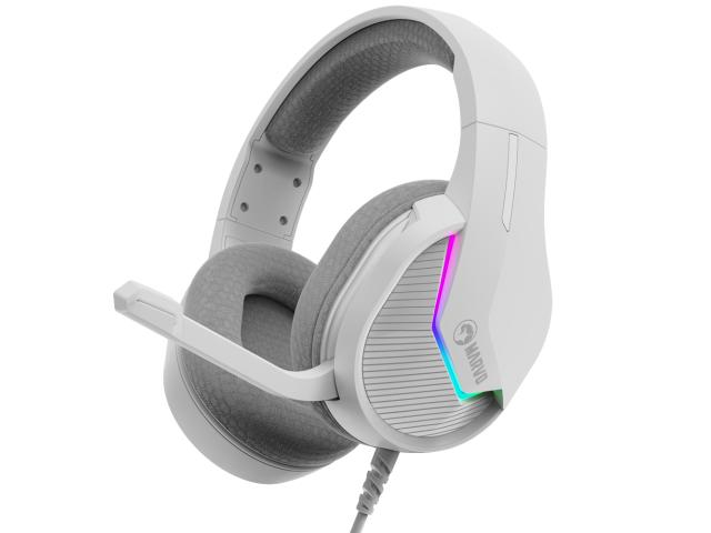 Casti cu microfon MARVO H8618, stereo, USB, White