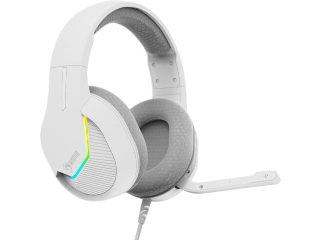 Casti cu microfon MARVO H8618, stereo, USB, White