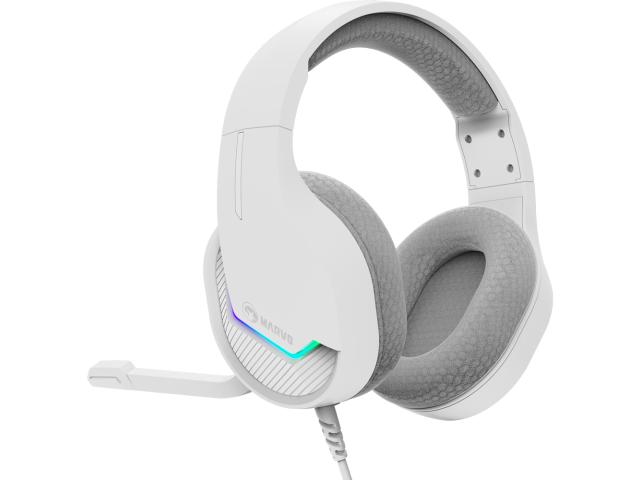 Casti cu microfon MARVO H8618, stereo, USB, White