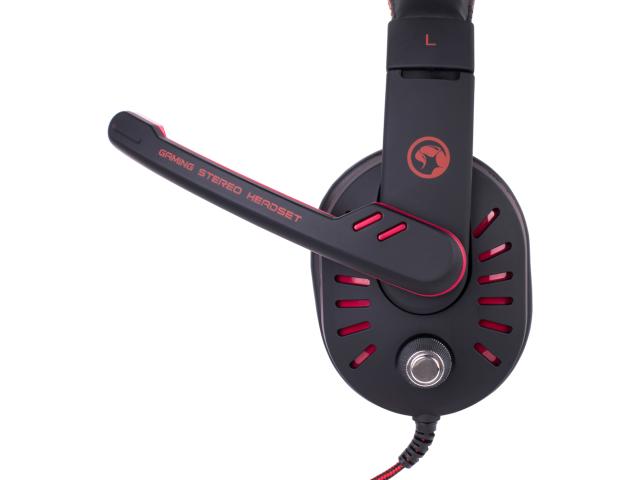 Casti cu microfon Marvo HG8801, USB-A/3.5mm jack/2.5mm jack, Black-Red