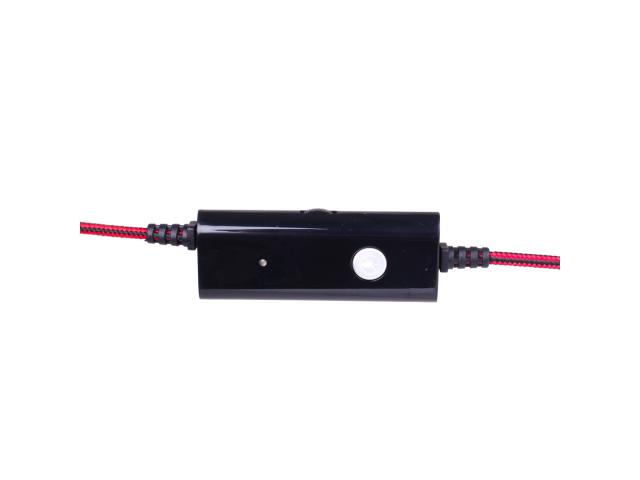Casti cu microfon Marvo HG8801, USB-A/3.5mm jack/2.5mm jack, Black-Red