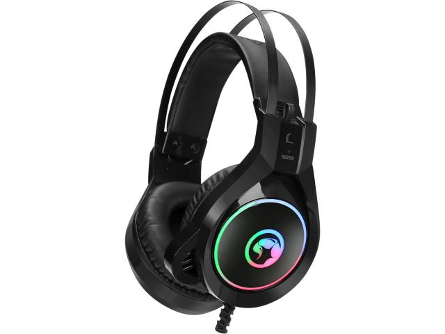 Casti cu microfon Marvo HG8901, USB-A/3.5mm jack, Black