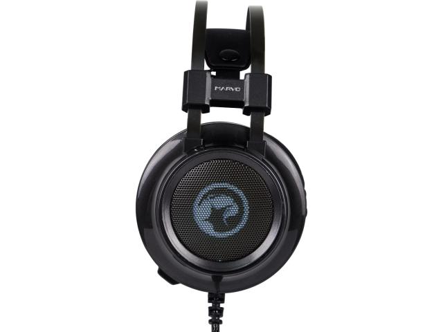 Casti cu microfon Marvo HG8904, 3.5mm jack/USB-A, Black