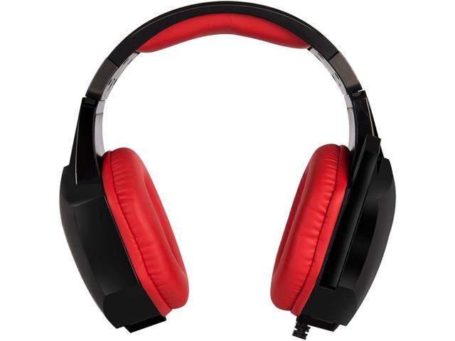 Casti cu microfon Marvo HG8919, 3.5mm jack/USB-A, Red-Black