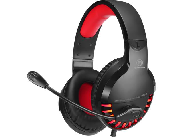 Casti cu microfon Marvo HG8932, USB-A/3.5mm jack, Black-Red