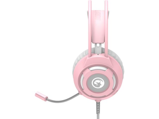 Casti cu microfon Marvo HG8936, 3.5mm jack/USB-A, Pink 