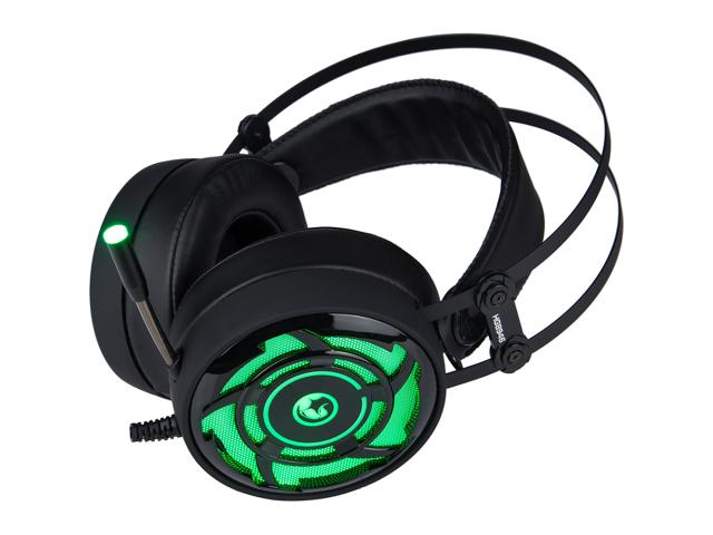 Casti cu microfon Marvo HG8946, USB-A/3.5mm jack, Black-Green