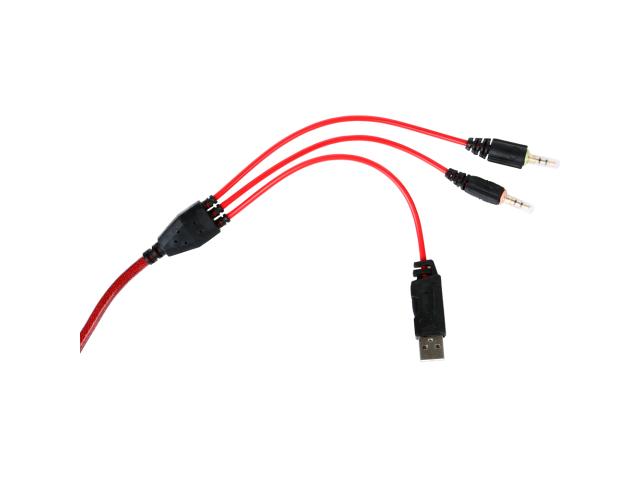 Casti cu microfon Marvo HG8956, 3.5mm jack/USB-A, Black