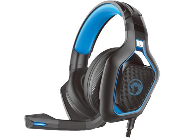 Casti cu microfon Gaming Marvo HG8960, Black-Blue