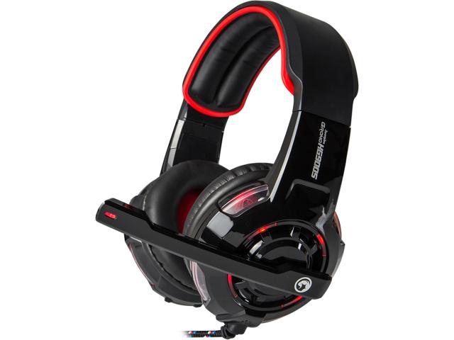 Casti cu microfon Marvo HG9005, USB-A, Red