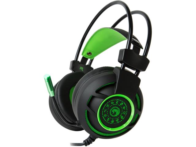 Casti cu microfon Marvo HG9012, USB-A, Black-Green