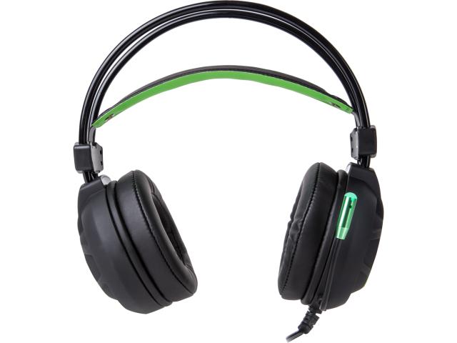 Casti cu microfon Marvo HG9012, USB-A, Black-Green