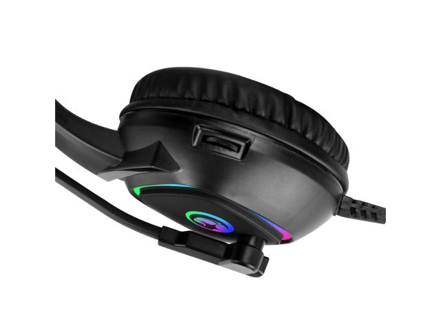 Casti cu microfon Marvo HG9013, USB-A, Black-Red